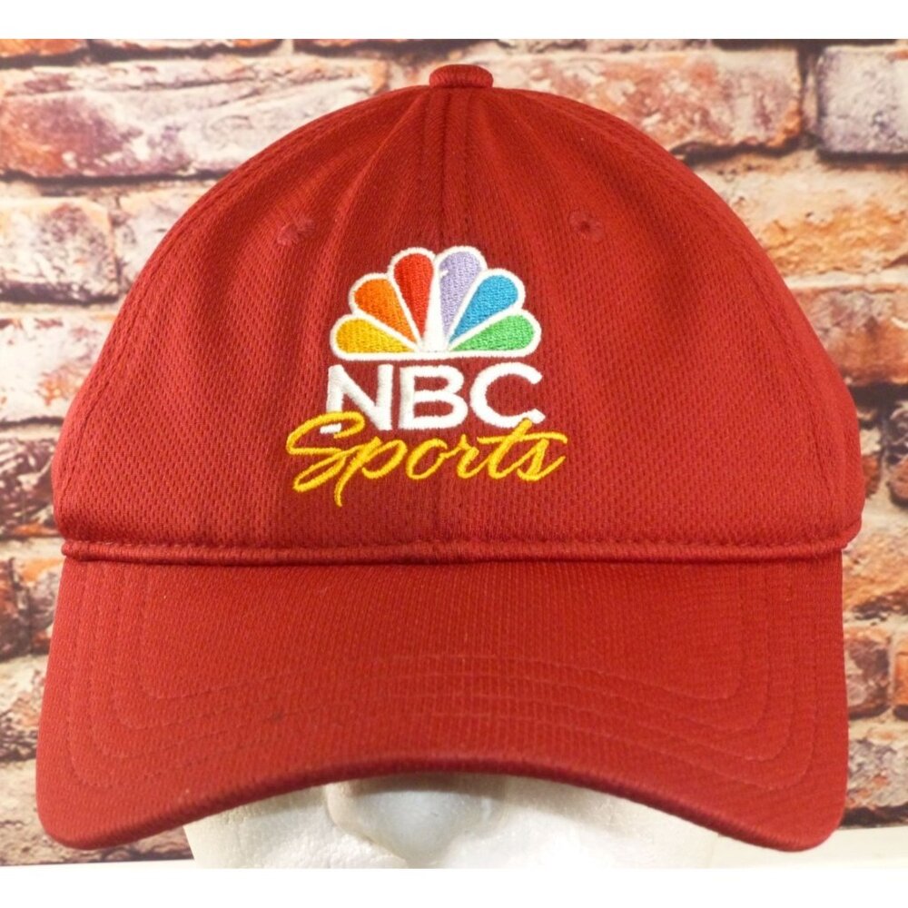 NBC Sports Spell Out Embroidered Multicolor Peacock Logo Pukka‎
